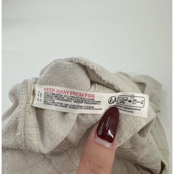 Free People Onda Drop Waist Tube Mini Dress Barnacle Island Beige Size Small - Picture 8 of 8